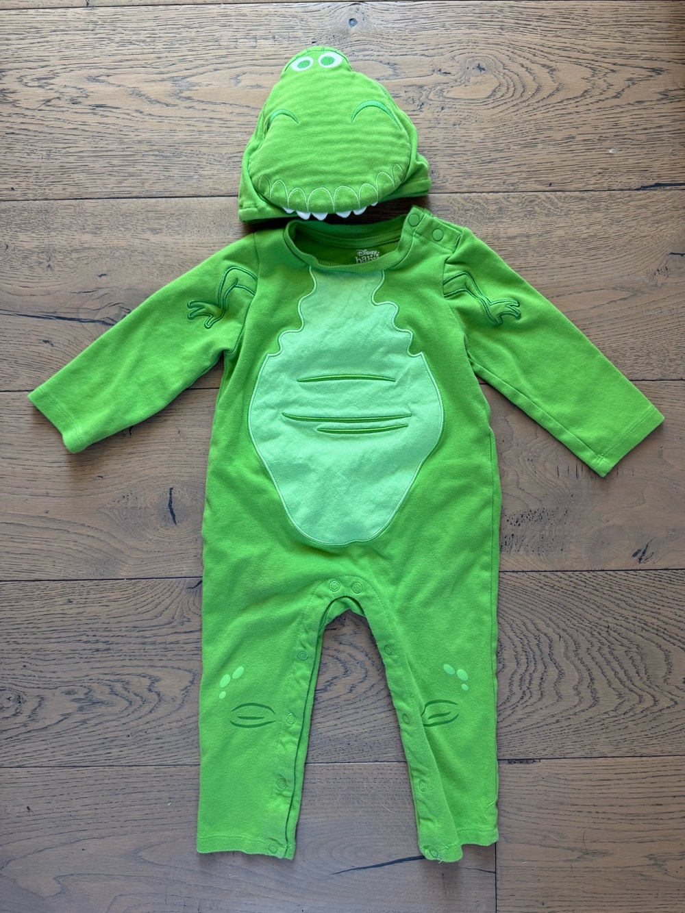 Disney Baby Toy Story Rex Dinosaur Costume 18–24M Romper + Hat